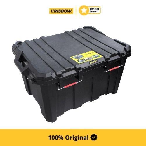 Krisbow Container Box Kotak Penyimpanan 135 Ltr - Hitam