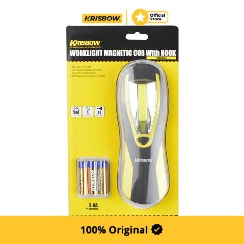Krisbow Senter Led Dengan Pengait 200 Lm 3Xaa