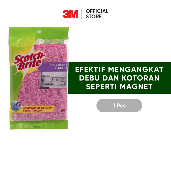 Scotch -Brite 3M Kain Lap Dapur Microfiber Serbagun