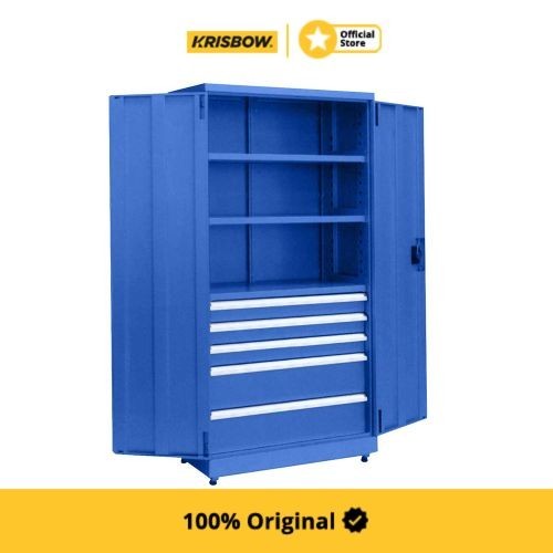 Krisbow Tool Cabinet Lemari Perkakas 90X45X180 Cm