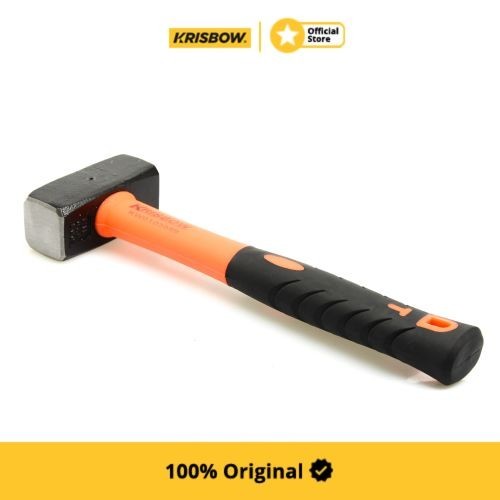 Krisbow Stoning Hammer Palu Batu Pegangan Fiberglass 800Gr