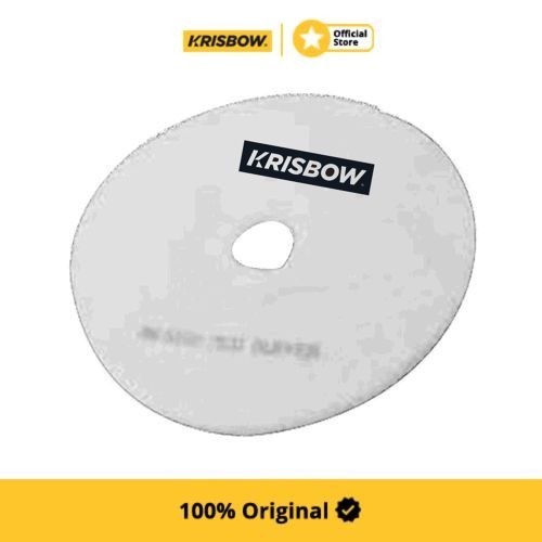 Krisbow Set Cleaning Pad Sabut Pembersih 44Cm 10 Pcs - Putih
