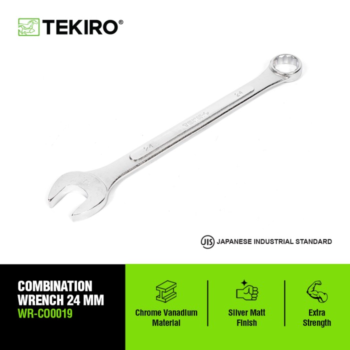 TEKIRO KUNCI RING PAS 24 MM /KUNCI RING PAS / TOOLS - ALAT PERKAKAS