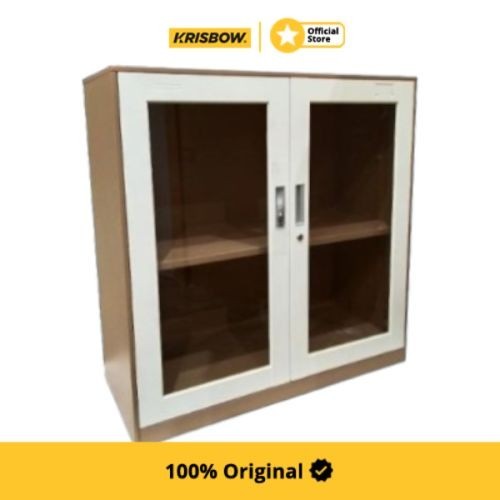 Krisbow Kabinet Kantor Pintu Kaca Short