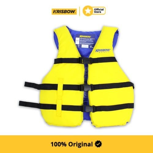 Krisbow Life Vest Rompi Pelampung Dewasa All Size - Kuning