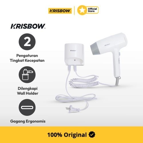 Krisbow Hair Dryer 23 A - Putih