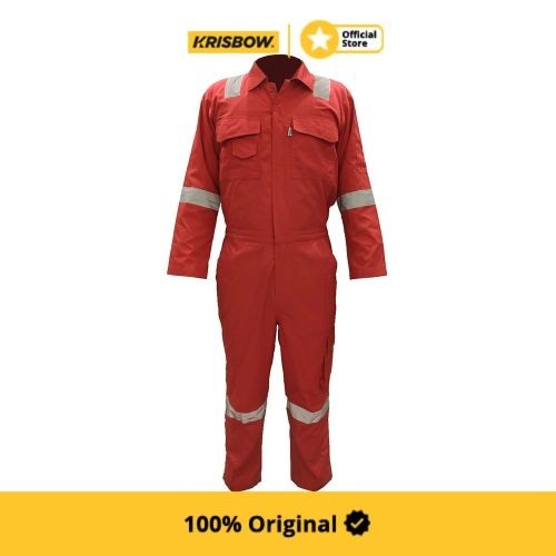 Krisbow Ukuran M Coverall Wearpack Srwprd1 - Merah