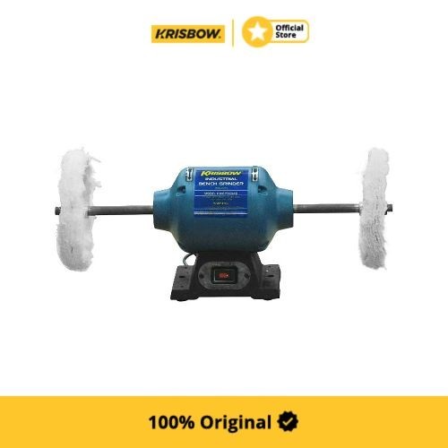 Krisbow Mesin Poles Duduk Bench Polisher 1/2Hp 220V