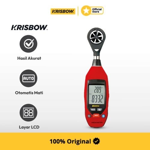 krisbow anemometer digital 0.4-20 m/s
