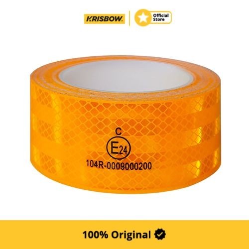 Krisbow Isolasi Tape Reflektif 50 Mtr - Kuning