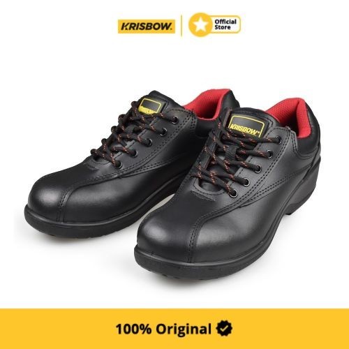 Krisbow Sepatu Safety Shoes Athena Ukuran 40 - Hitam