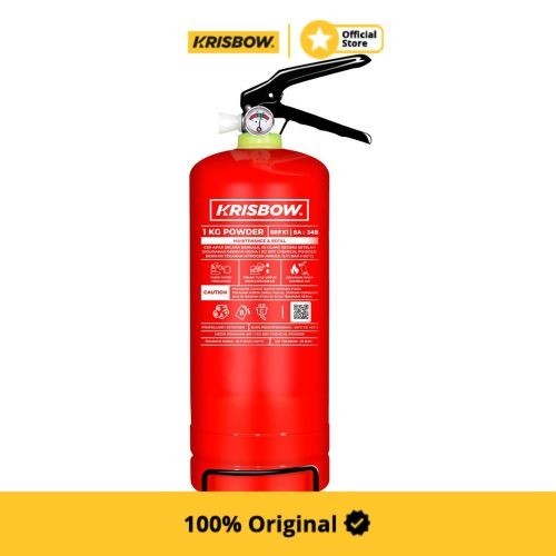 Krisbow Fire Extinguisher Alat Pemadam Api Powder 1 Kg Srfx1