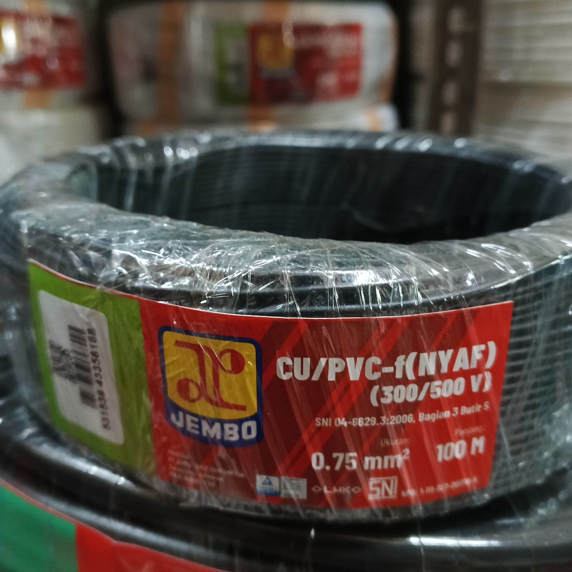 KABEL SERABUT NYAF 0,75MM 0,75 MM 0.75 JEMBO ROLL 100MTR