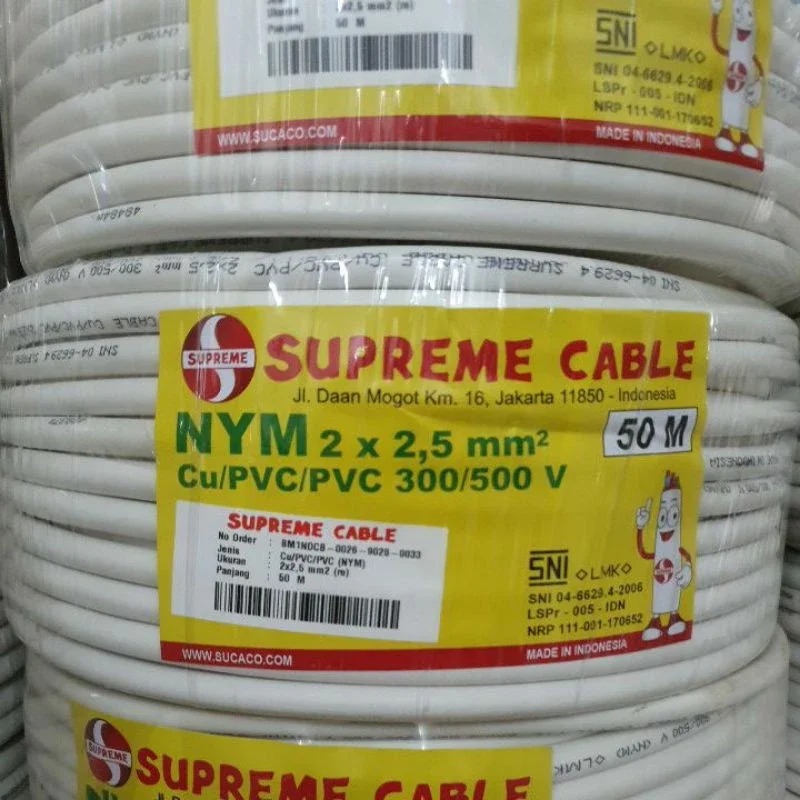 kabel supreme nym ukuran 2×2,5mm (Meter)
