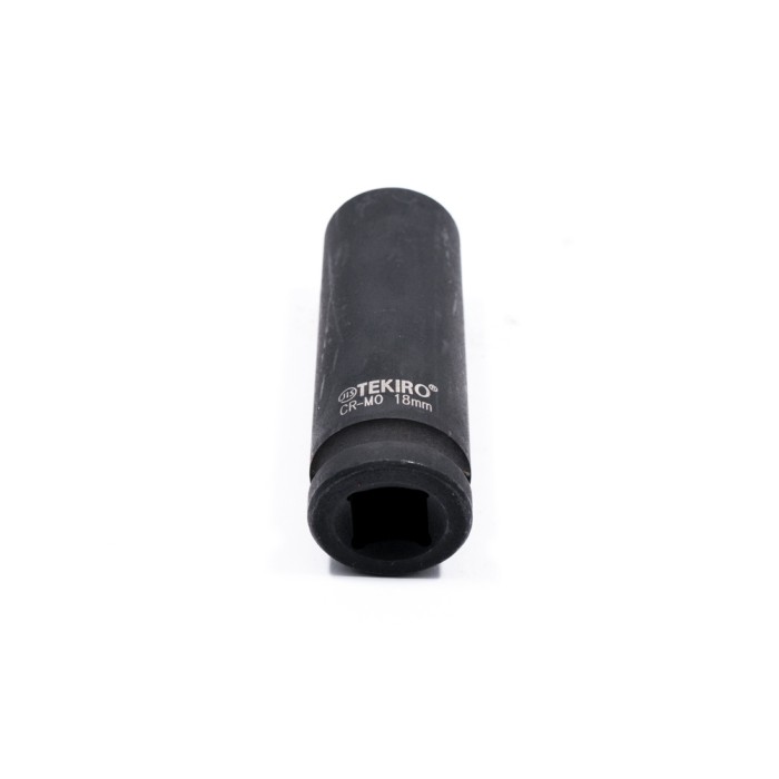 TEKIRO 1/2" DR. K SOCK DEEP IMPACT 6 PT 18 MM