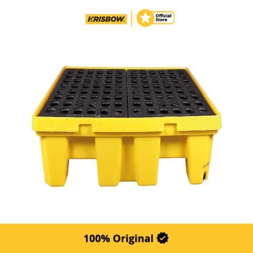 Krisbow Spill Pallet Wadah Cairan Kimia & Oli 260 Ltr