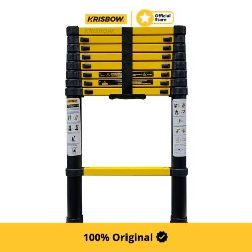 Krisbow Ladder Tangga Teleskopik Single 2.6 Mtr Prlts3812
