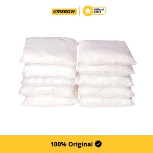 Krisbow Set Absorbent Pillow 45X45 Cm 10 Pcs - Putih Srap103