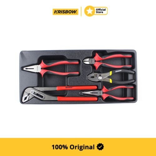 Krisbow Pliers Set Tang 5 Pcs
