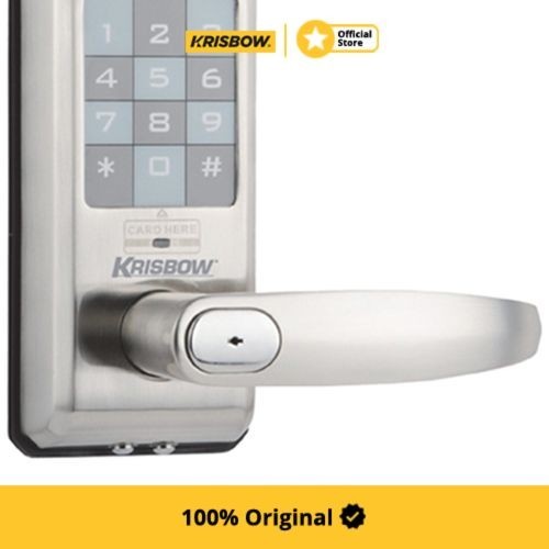 Krisbow Door Lock Keypad Kunci Pintu Digital Right Handle