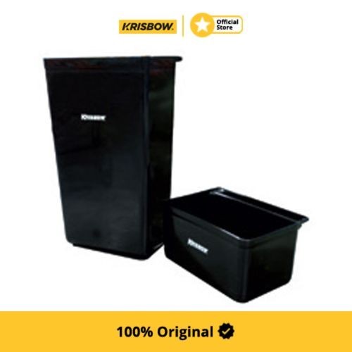 Krisbow Set Wadah Troli 2 Pcs - Hitam