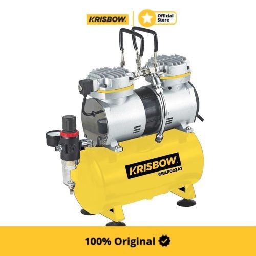 Krisbow Compressor Kompresor Airbrush Twin Cylinder Crdpa002