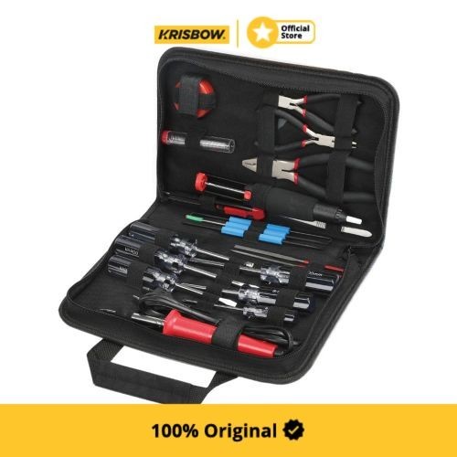 Krisbow Toolkit Perkakas Elektronik Set 20 Pcs