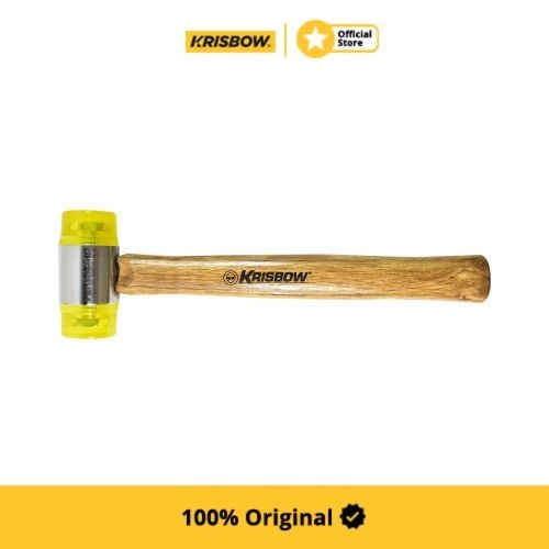 Krisbow Hammer Palu Plastik Handle Kayu 4.5 Cm