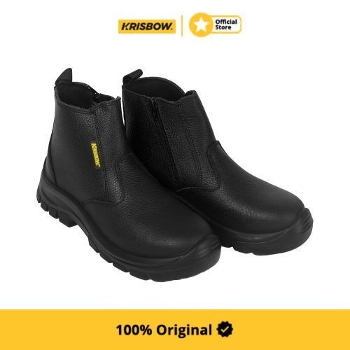 Krisbow Safety Shoes Sepatu Pengaman Spartan Uk 44 - Hitam