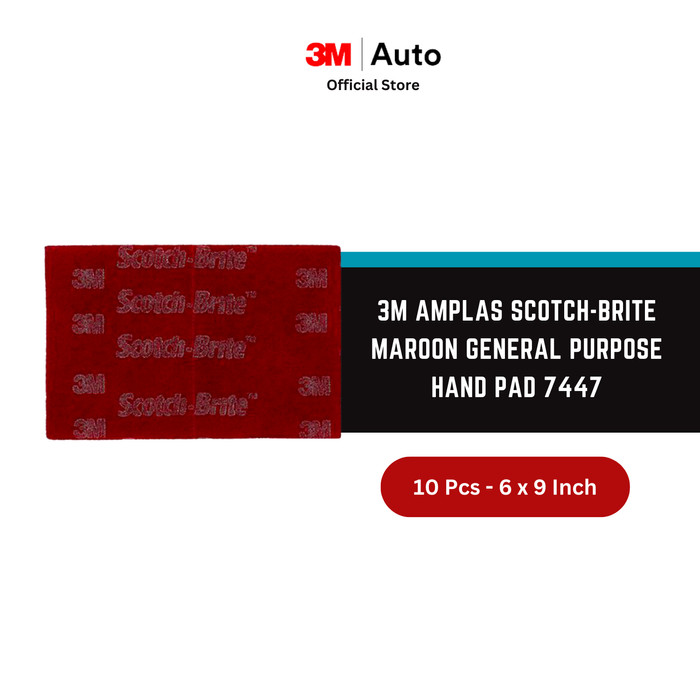 3M™ Scotch -Brite™ Maroon General Purpose Hand Pad 