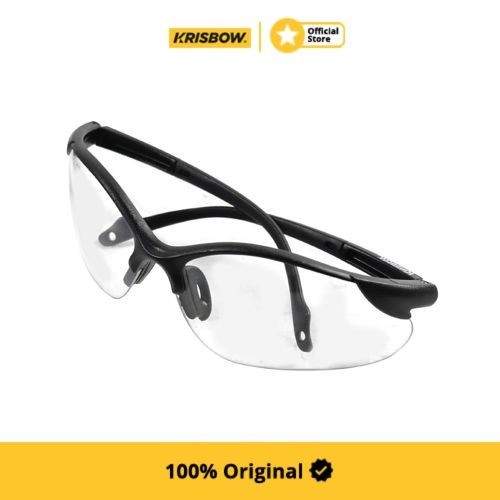 Krisbow Spectacle Kacamata Safety Sport + Strap Transparan