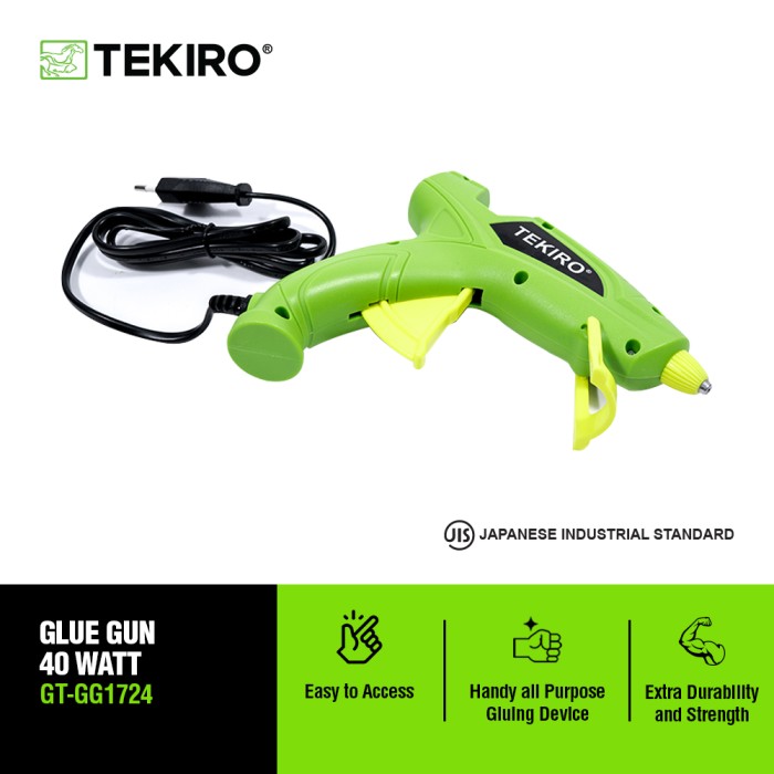 TEKIRO LEM TEMBAK 40 WATT - GLUE GUN - LEM TEMBAK LILIN - PERKAKAS