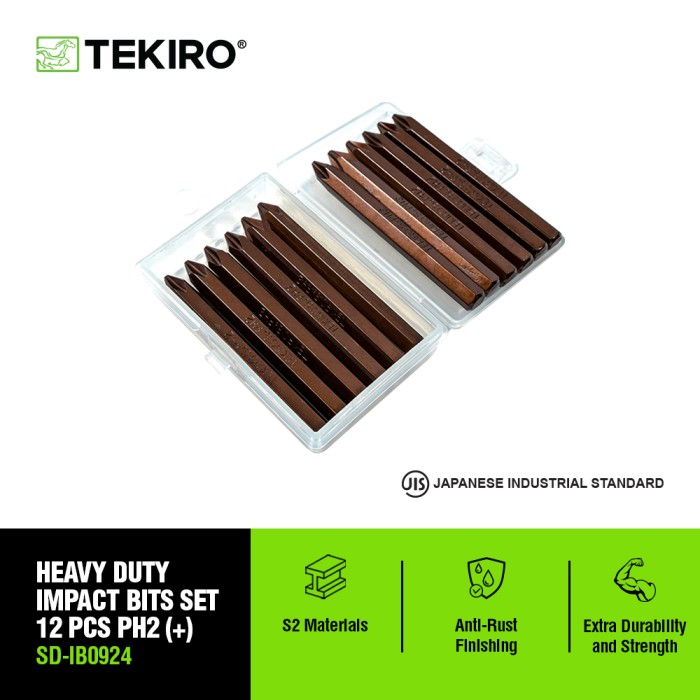 TEKIRO BITS HD-NEW (PH2) SET 12 PCS /MATA OBENG