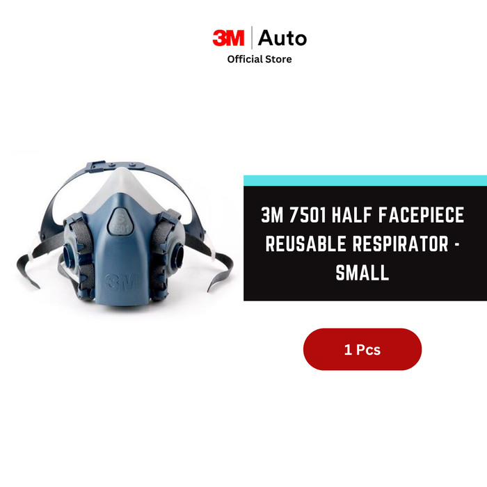 3M™ 7501 Half Facepiece Reusable Respirator Size S