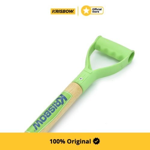 Krisbow Shovel Round Sekop Bundar Dengan Gagang Kayu