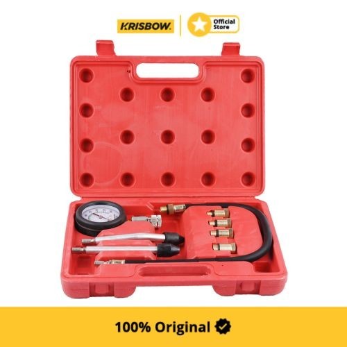 Krisbow Tester Kompresi Mesin Bensin Dengan Adaptor Epstpcs