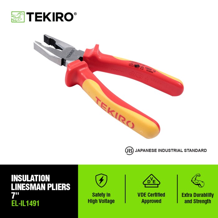 TEKIRO TANG KOMBINASI 7 INCH LISTRIK /TANG KOMBINASI