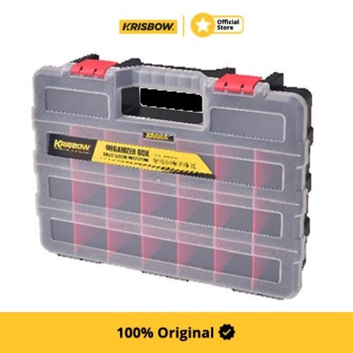 Krisbow Organizer Box Kotak Aksesoris Perkakas 31X24X5 Cm