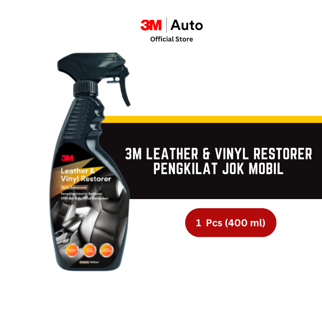 3M 39040 Leather dan Vinyl Restorer Pembersih Peng