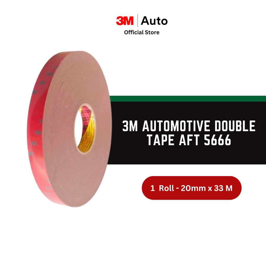 3M AFT Acrylic Foam Tape 5666 - 1.1 mm - 20 mm x 3