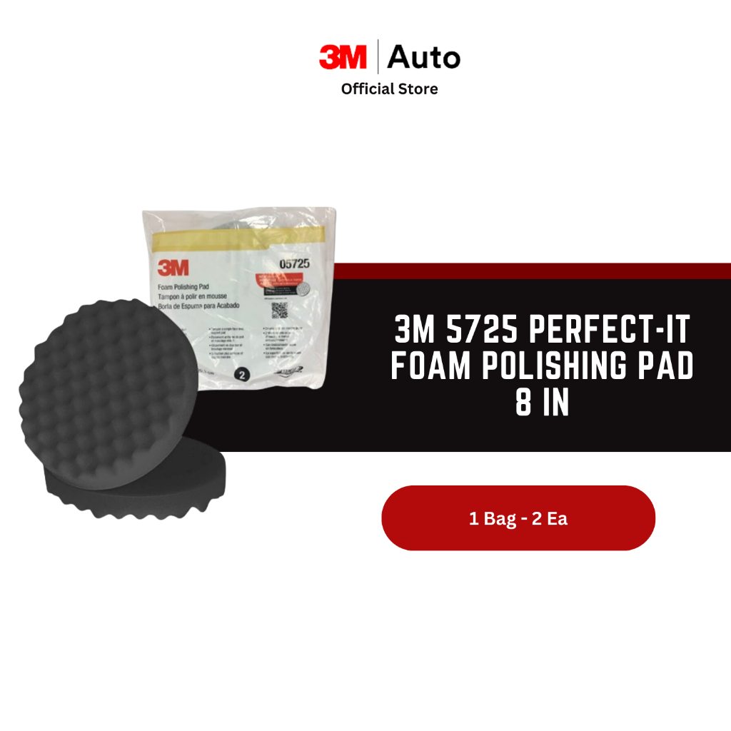 3M 5725 Perfect-It Foam Polishing Pad 8 in - 1 Bag