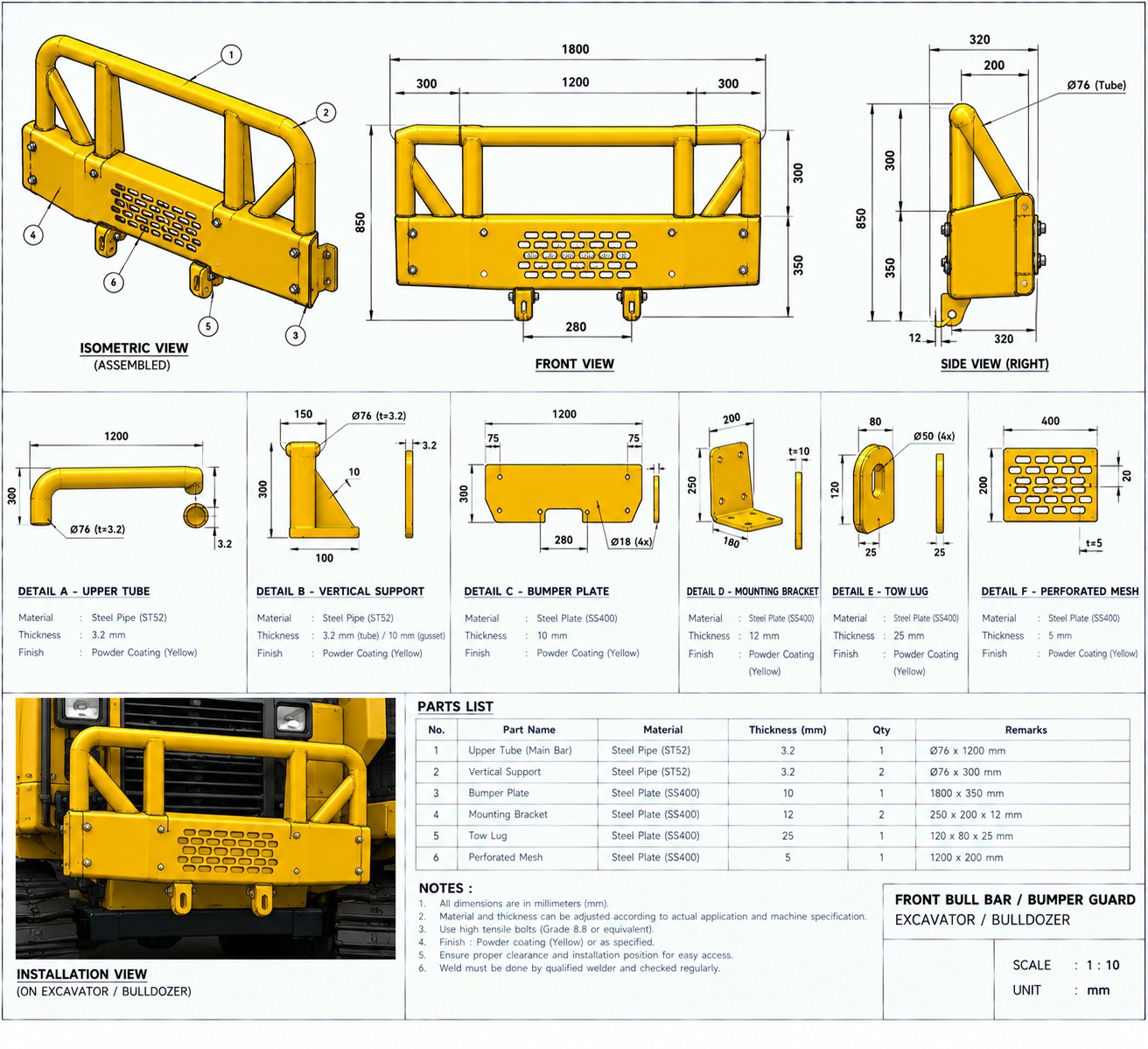 Front Bull Bar