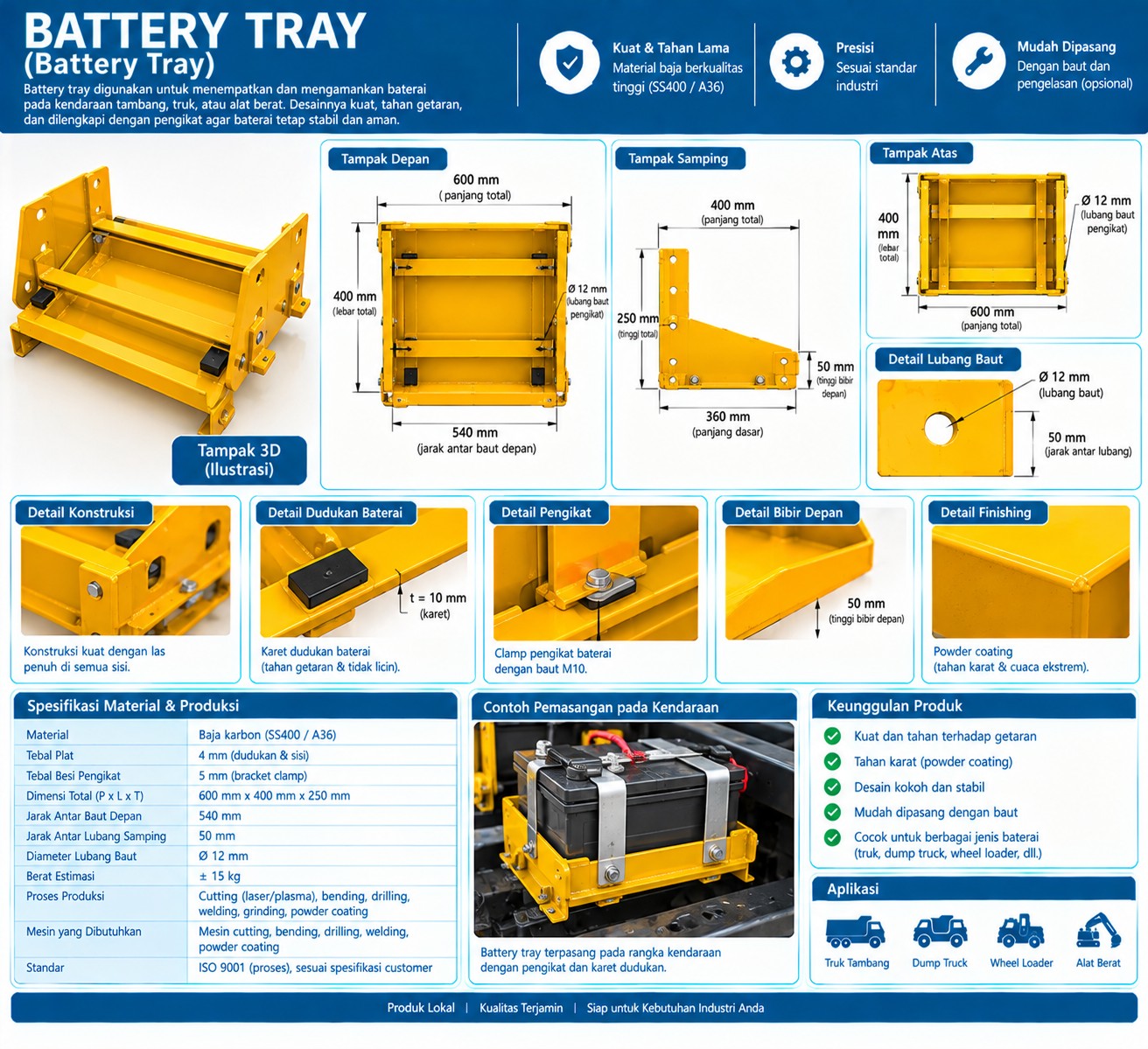 Battery Tray