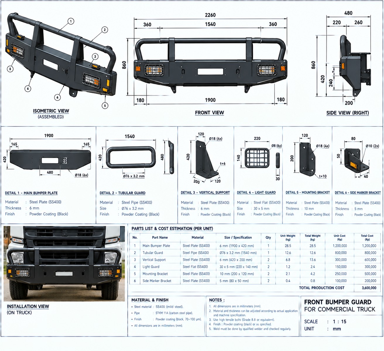 Front Bumper Guard