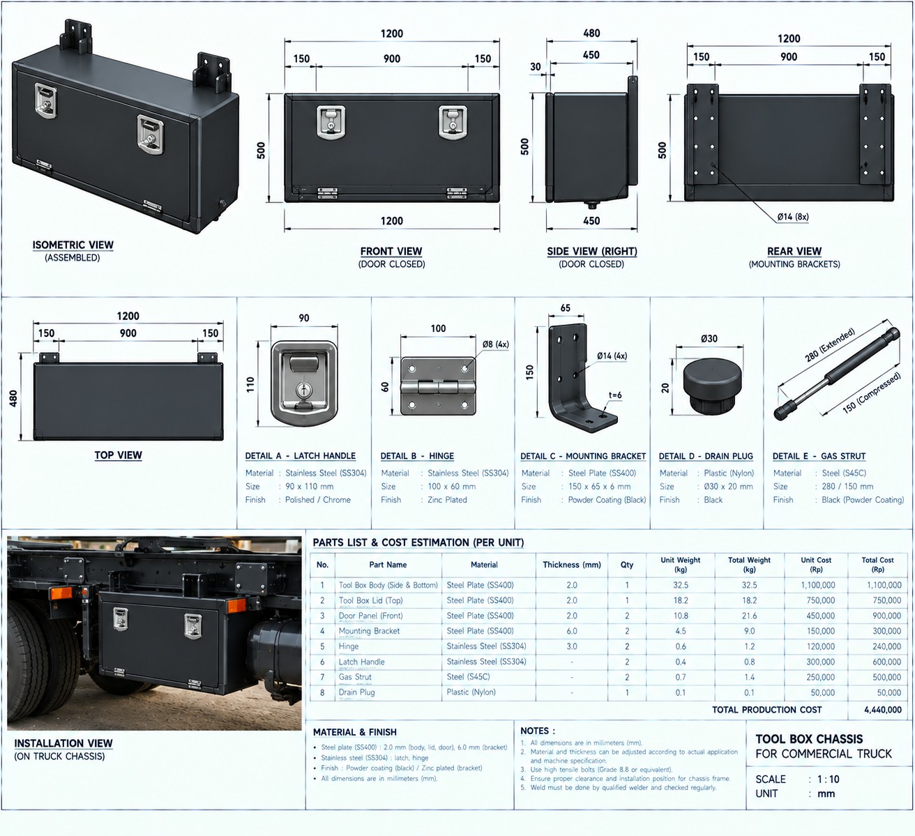 Tool Box Chassis