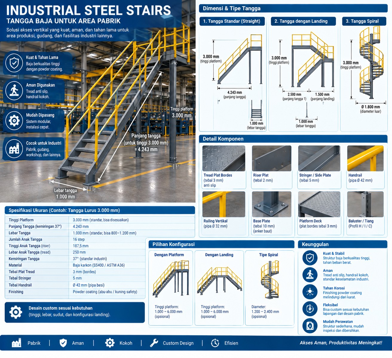 Steel Stairs