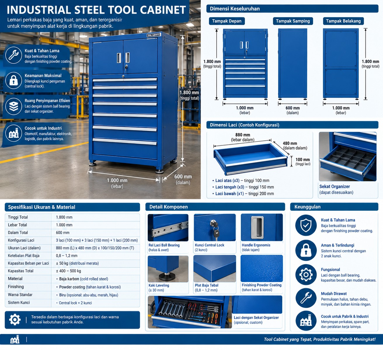 Steel Tool Cabinet